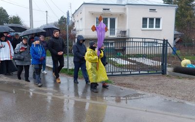 Droga krzyżowa w rocznicę śmierci Jana Pawła II, 2 kwietnia 2023 r.